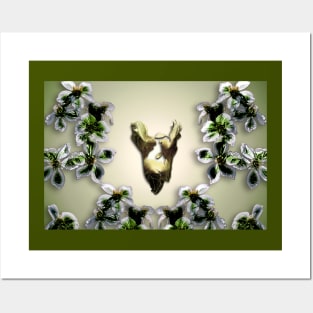 Frame of little Flowers_V 3D Posters and Art